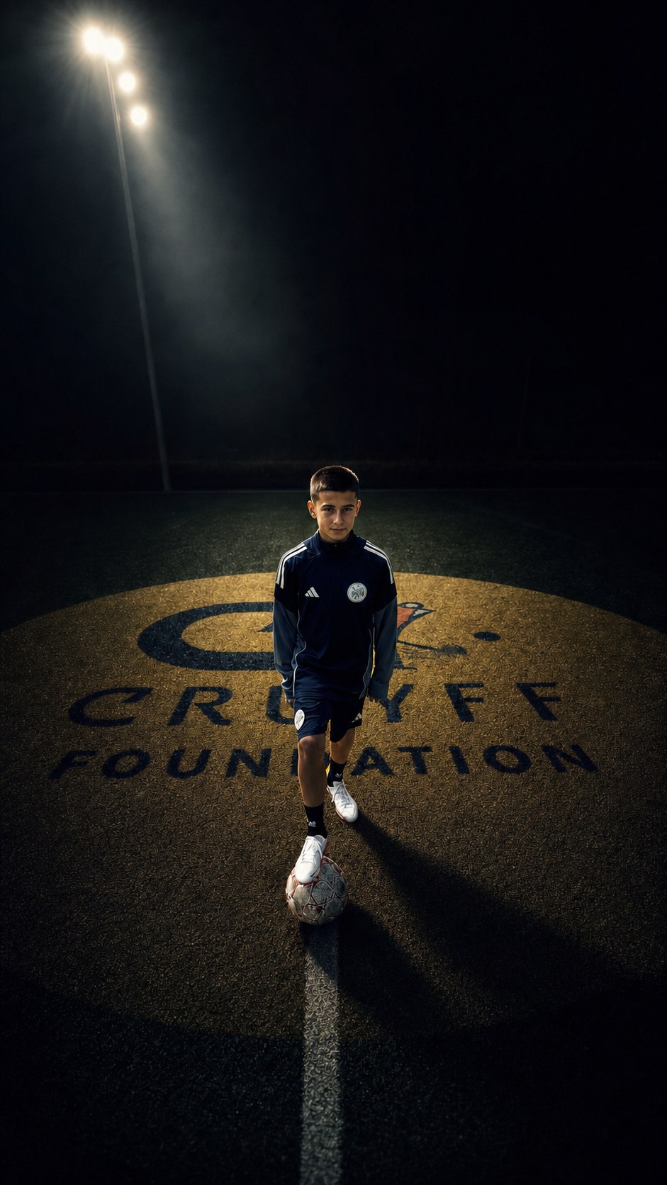 Speler bij Cruyff Court Sumatraplantsoen